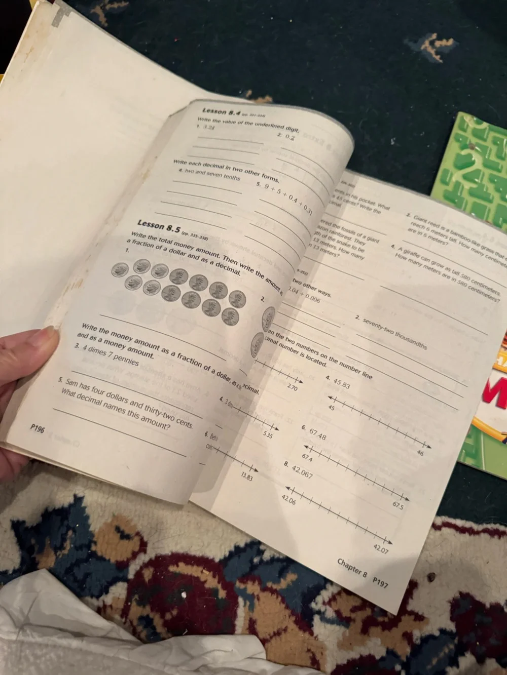 Harcourt Math Practice Workbook grades 4 and 5